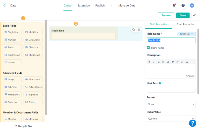 Add Fields to Your Form